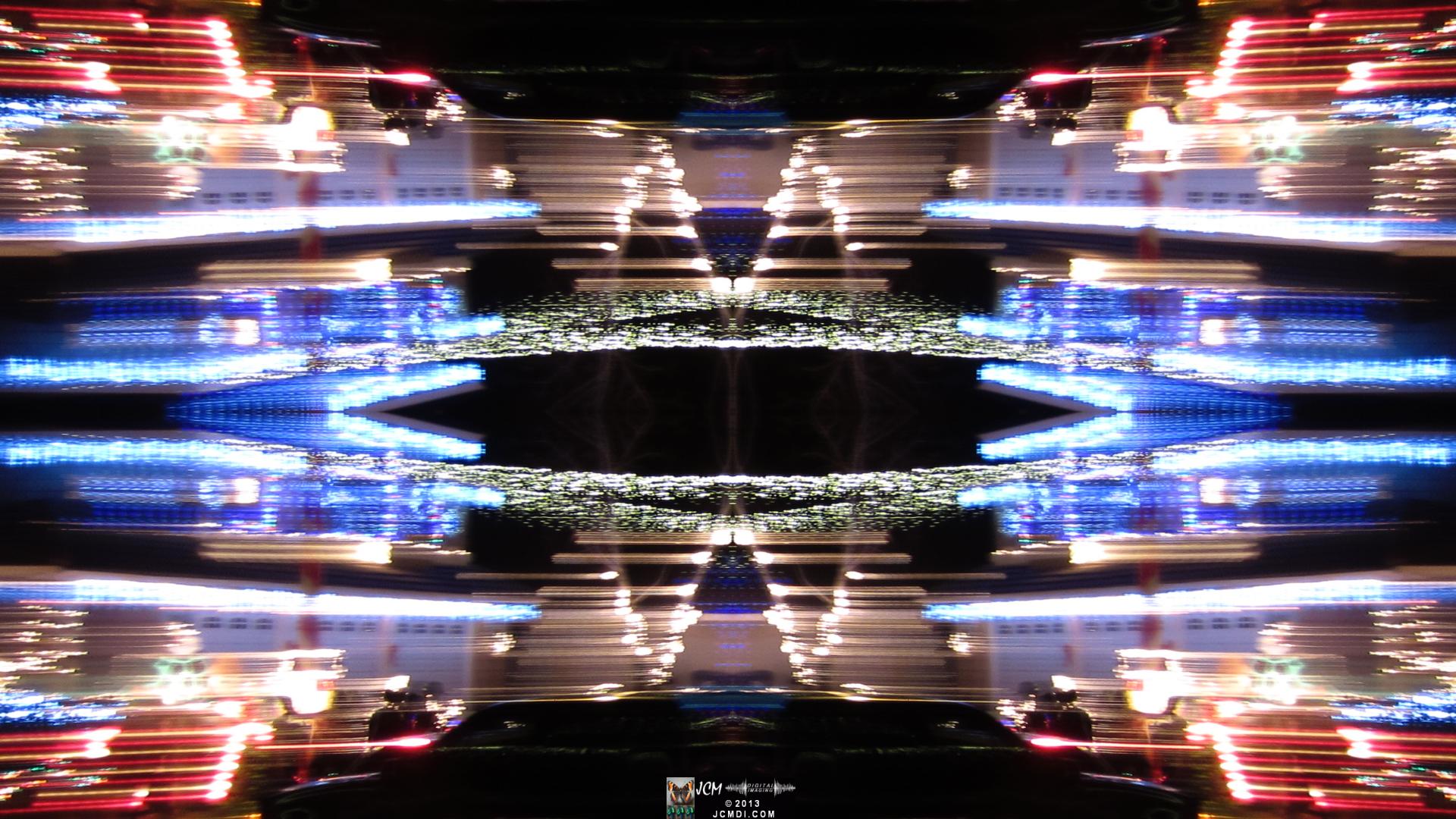 Wakefield Holiday Lightshow 2013 Quadroscopic long exposure artwork